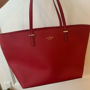 NWT Kate Spade medium harmony tote in red